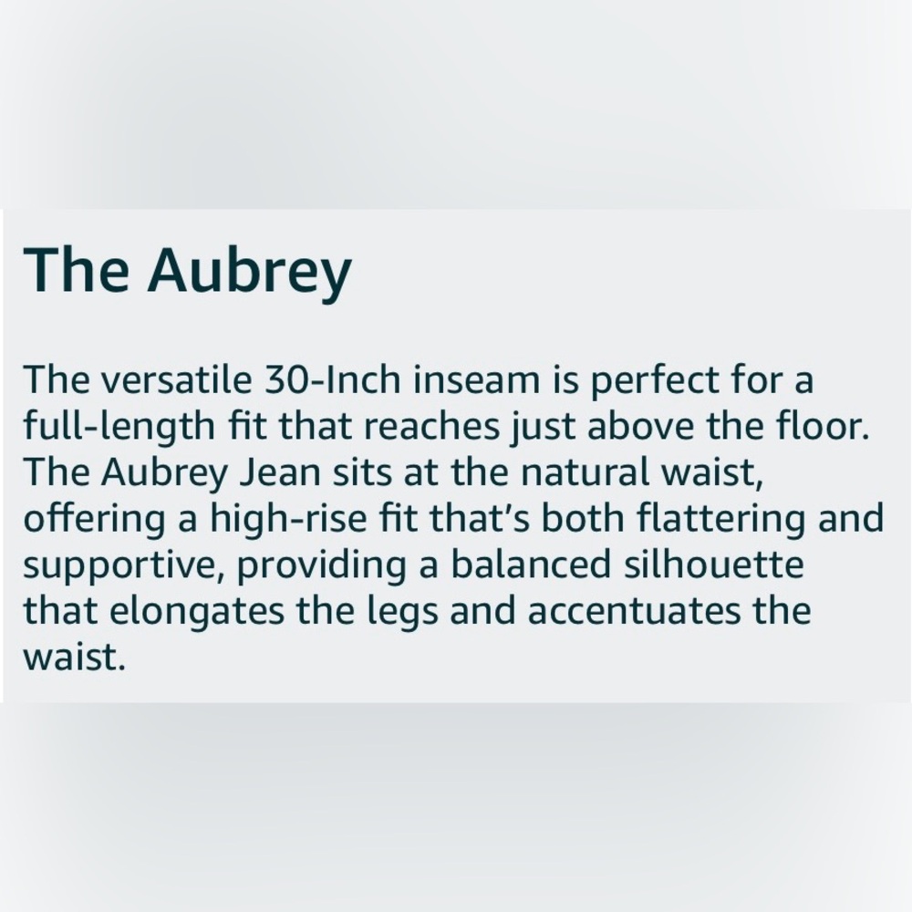 KENSIE Size 8/29 The Aubrey Retro Luxe High-Rise Relaxed Straight 30” Inseam NEW - Picture 11 of 12